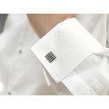 Boutons de manchettes rectangles rayures noires - Marylin & Joe