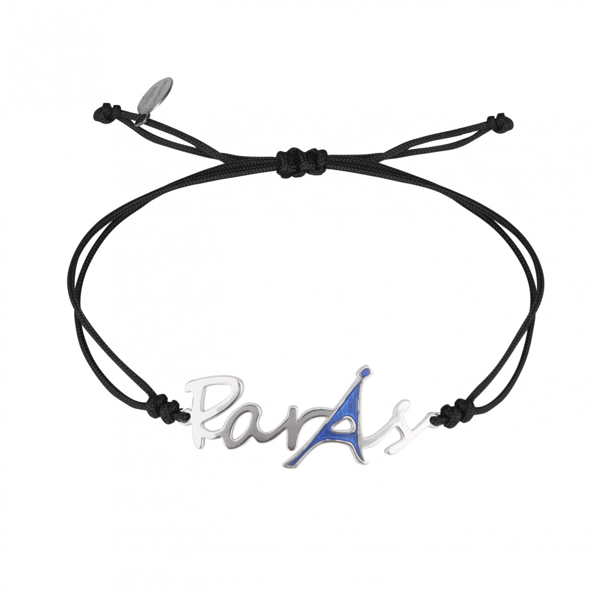 Globe Trotter Cord Bracelet Paris Bijoux Privés Paris Bracelet Silver 925 Virginie Carpentier