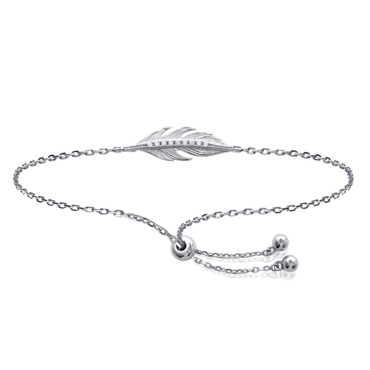 Fancy Woman Bracelet Feather Online Jewelry Bracelet Fancy Woman Plume And Brilliant Lorenzo R