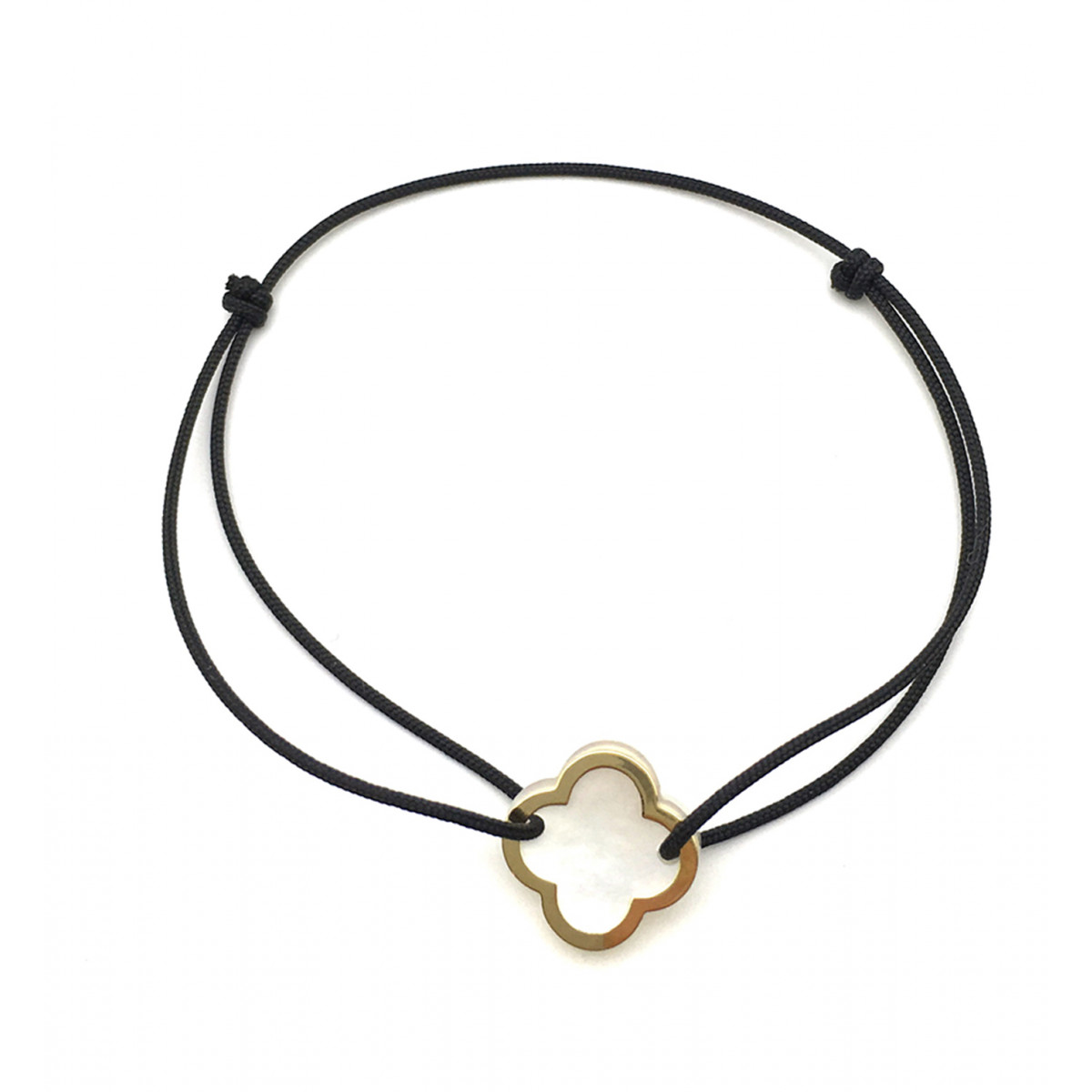 Bracelet cordon noir femme Clearance