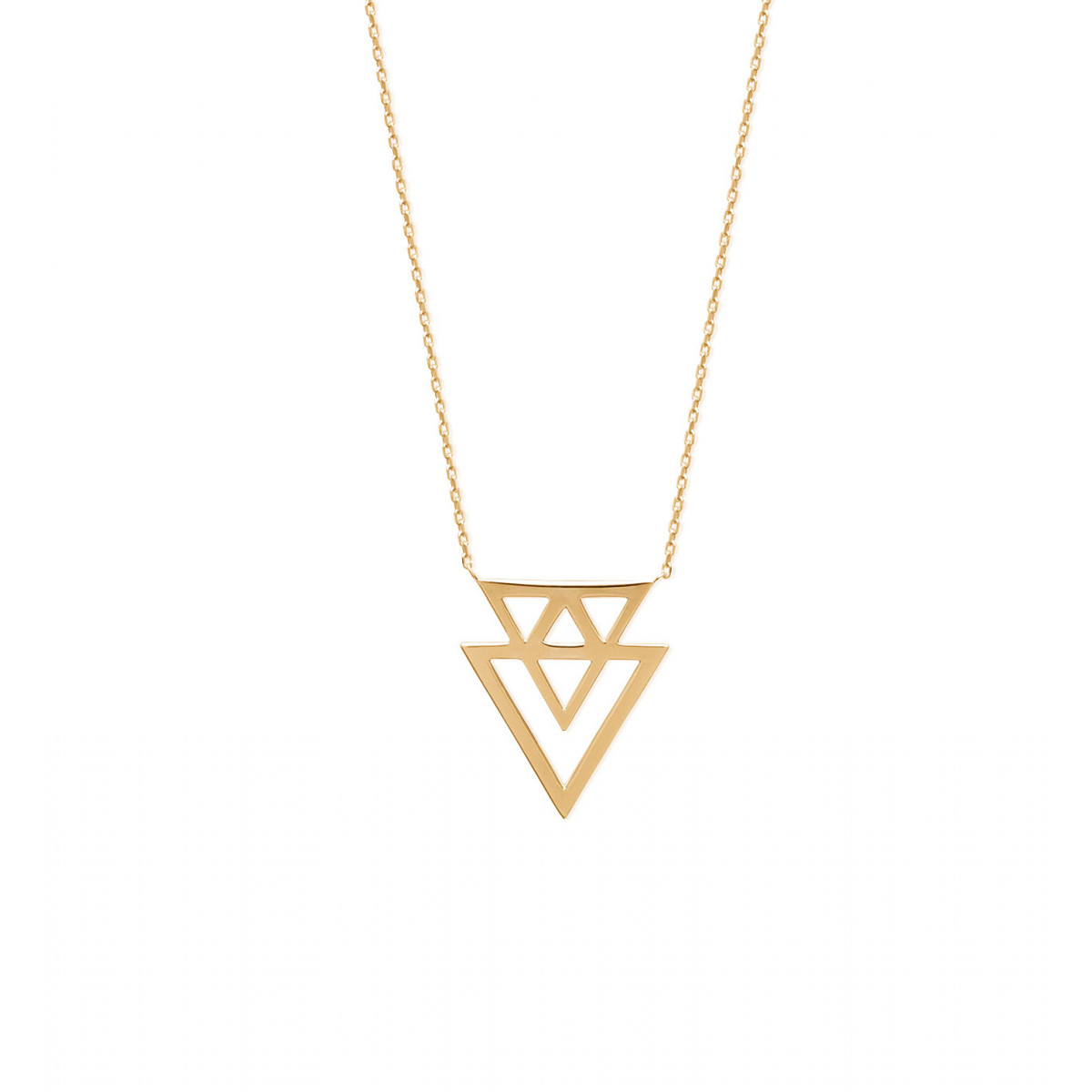 collier femme triangle collier femme triangle