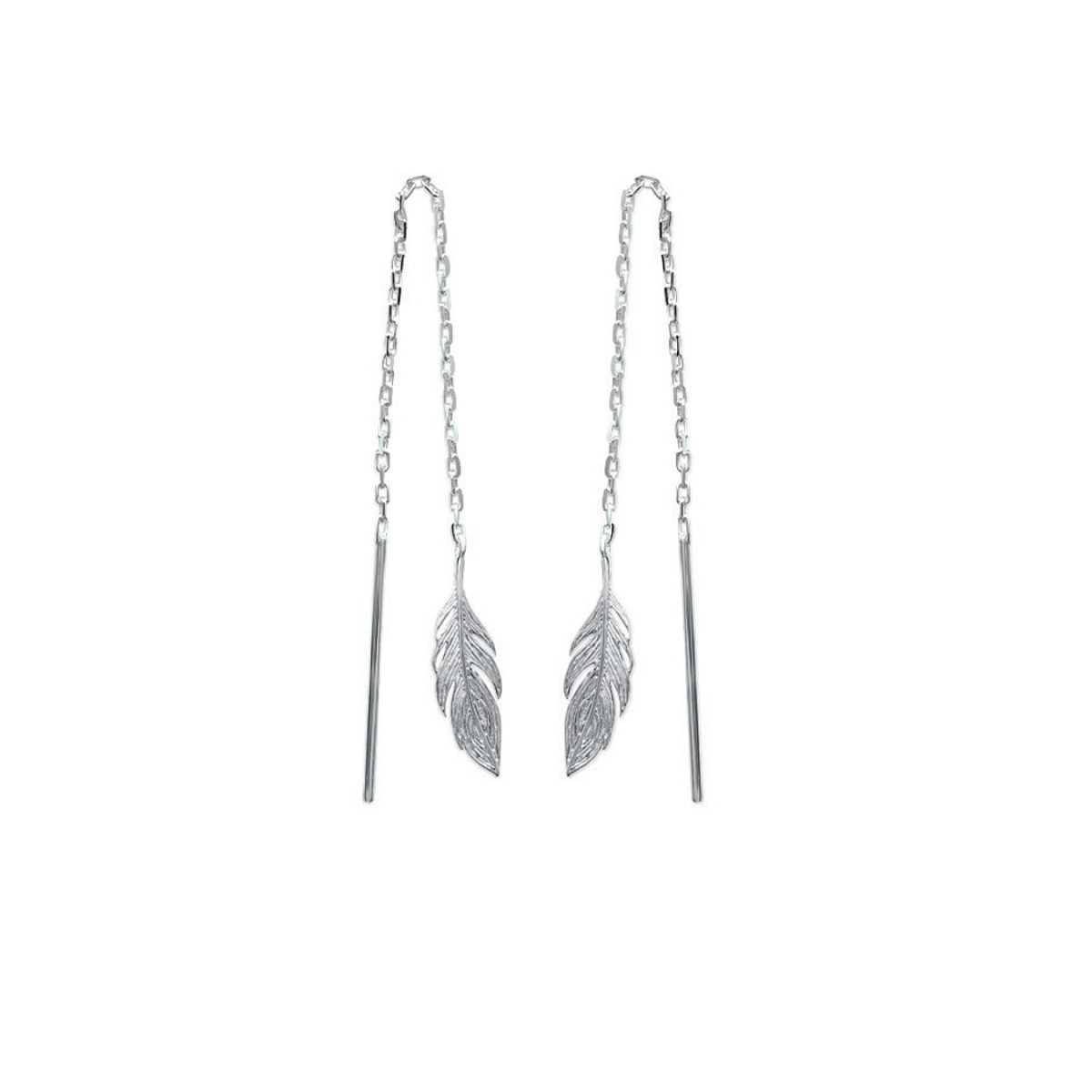 Boucles D'oreilles Pendantes En Argent - Style Drop - Neuf Sans Emballage
