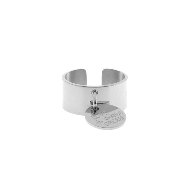 Bague Breloque En Acier Pour Femme Bijoux Prives